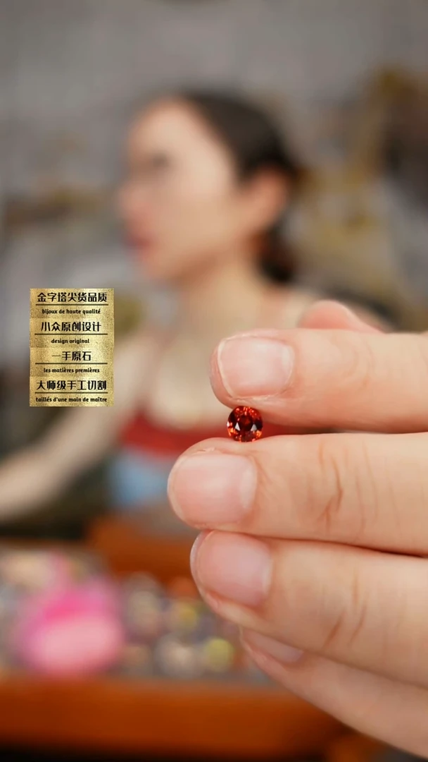 未镶嵌裸石石榴石刻面