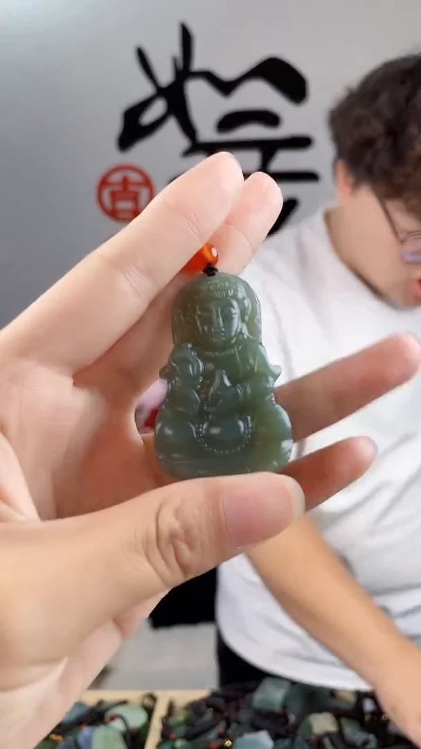 和田玉未镶嵌颈饰拍一发一，多样性发货