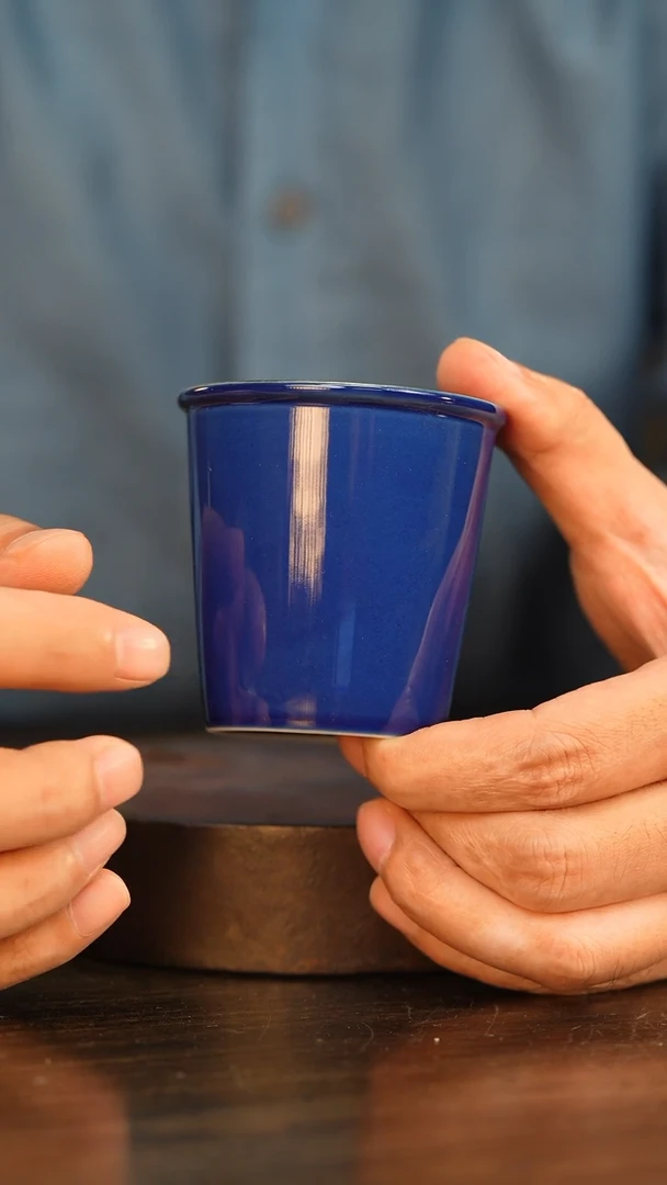 杯1柴房陶瓷柴烧可乐杯