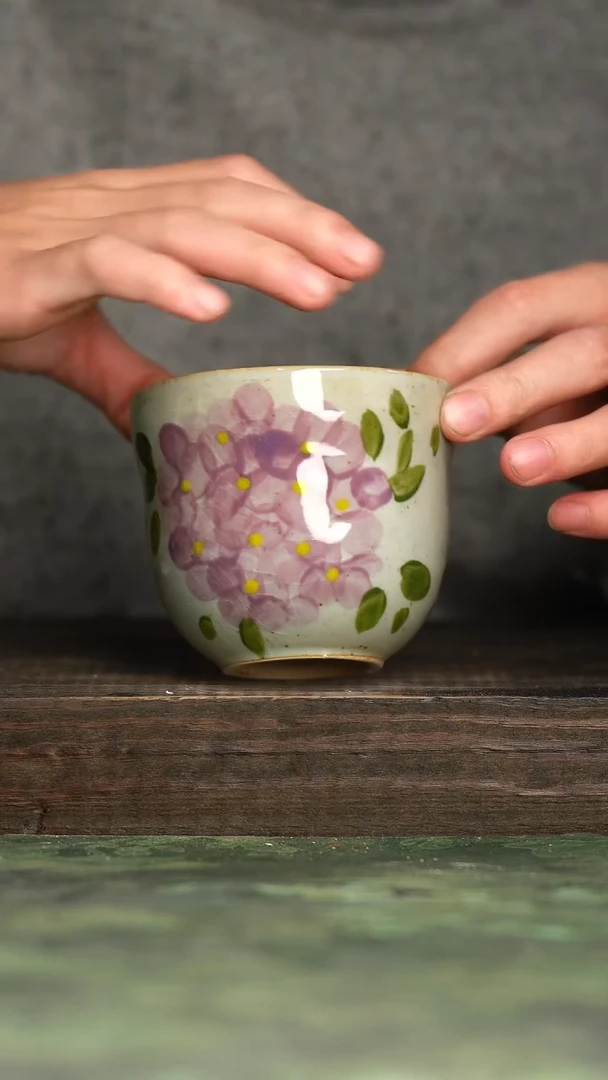 【闪购商品】杯青诗手工手绘瓷器
