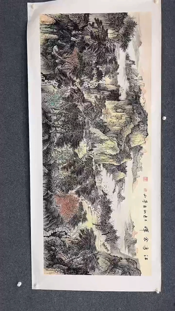 国画8.9-张亭山-八尺整-9