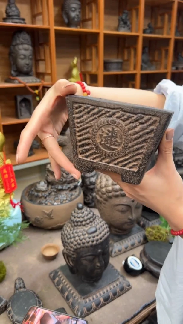 陶土【火山泥】日进斗金盆