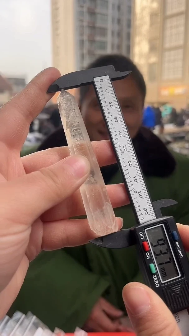 【闪购商品】水晶柱子未镶嵌天然喜马拉雅多样性发一93.7mm