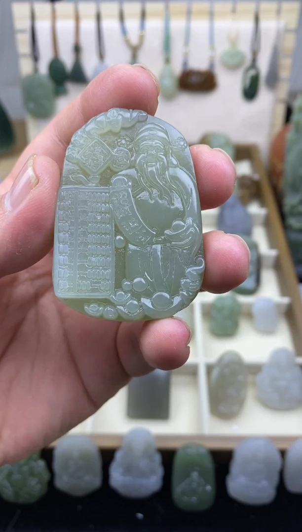 颈饰未镶嵌和田玉和田玉 吊坠