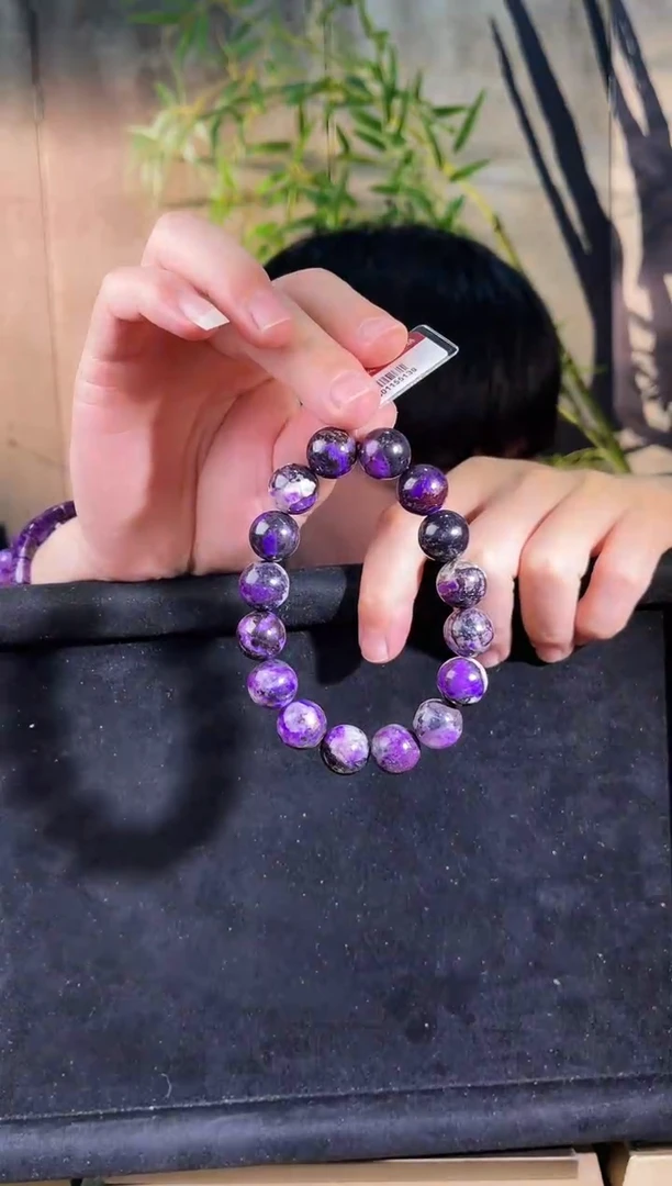 苏纪石（舒俱来）未镶嵌手串南非舒俱来老矿