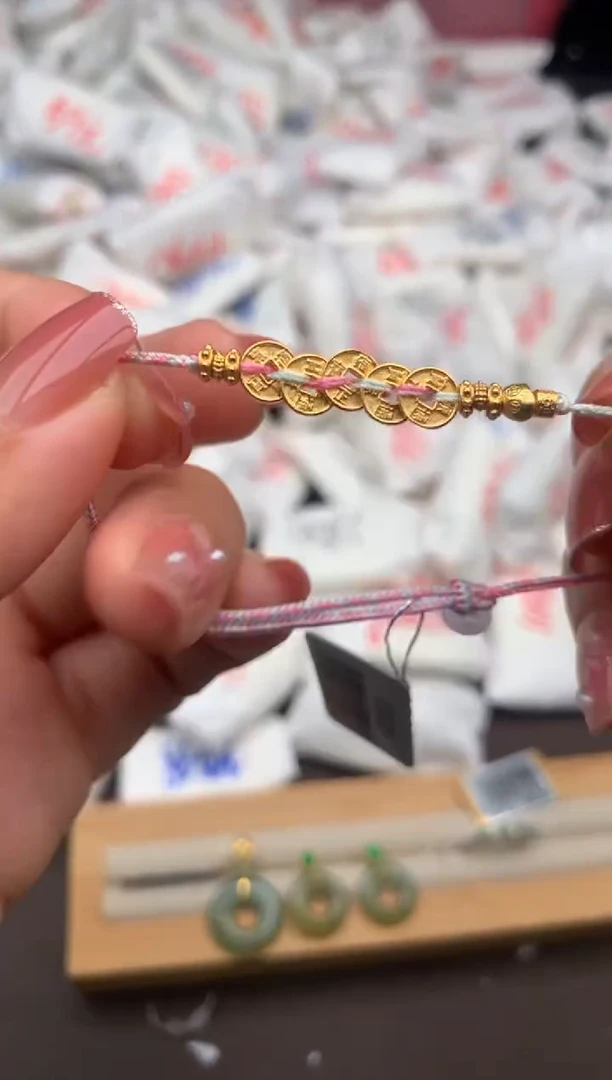 【闪购商品】翡翠手绳银S925镶嵌一