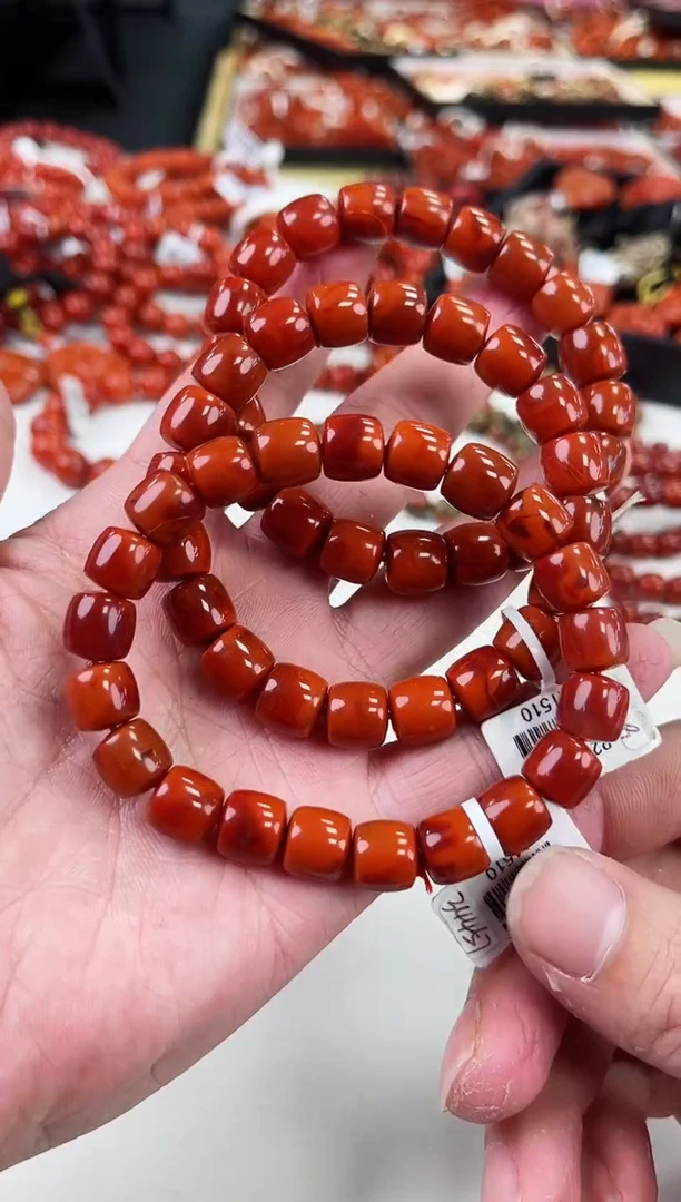 【闪购商品】南红玛瑙瓦西直切手串10+未镶嵌（多样式发其一）