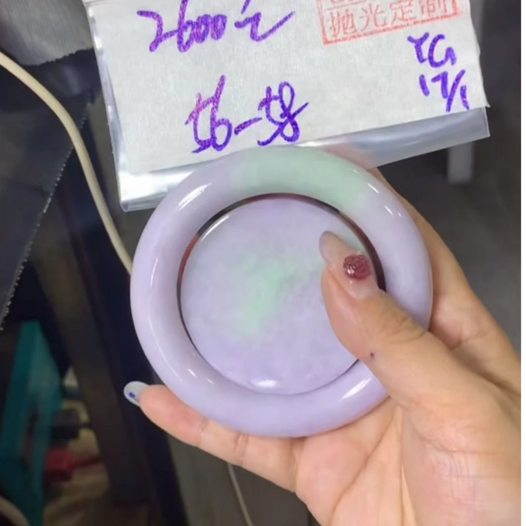 天然翡翠手镯/镯心一套2600元毛货需精细抛光