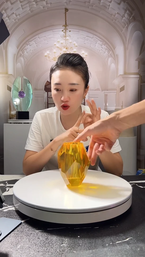 茶宠巴比特美学 金色小花插