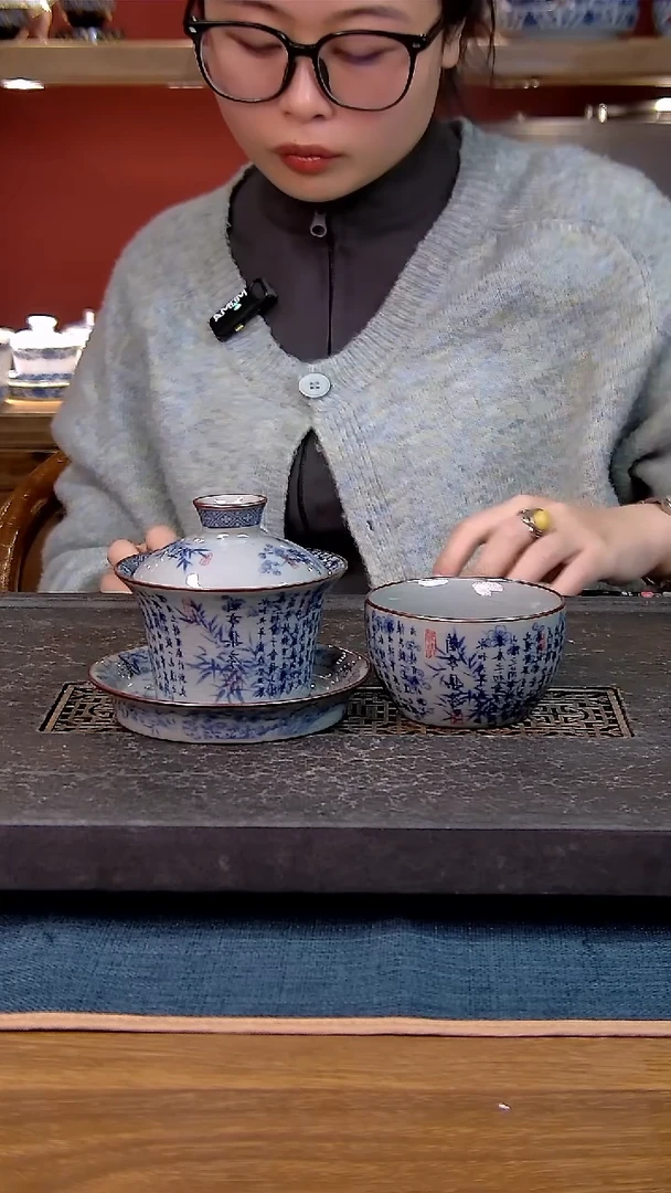 简装家用款2件套 老陶泥开片纹陶瓷茶具