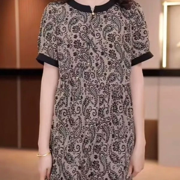 M570 夏季气质连衣裙女显瘦超仙遮肉连衣裙