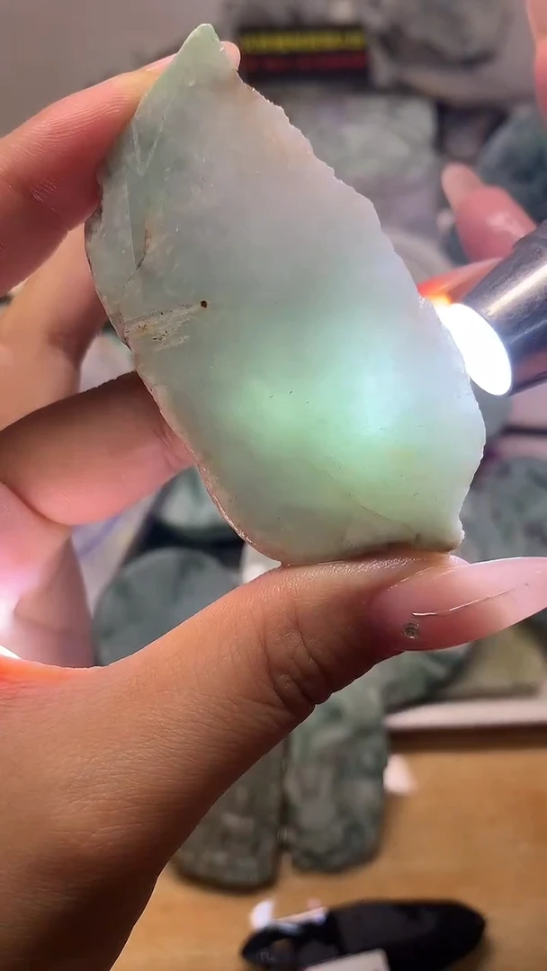 裸石翡翠天然缅甸翡翠A货51