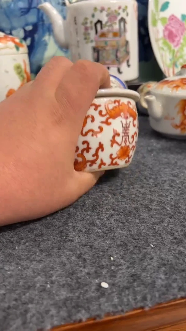 摆件瓷摆件瓷摆件红蛐蛐罐
