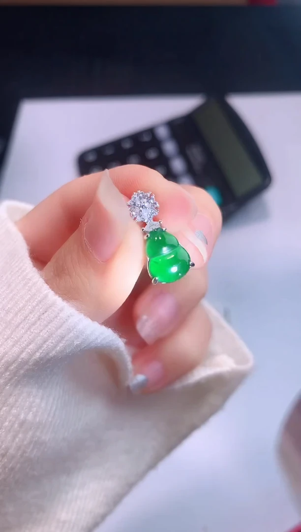 颈饰未镶嵌翡翠0芹0翡翠珠宝746