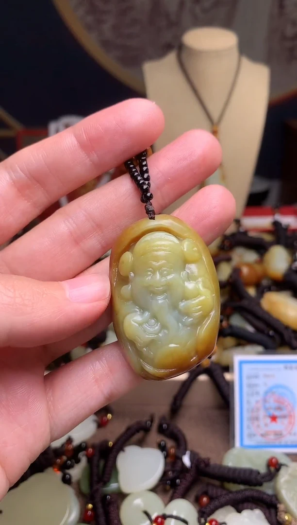 颈饰未镶嵌和田玉新疆料青海料清水和田玉吊坠