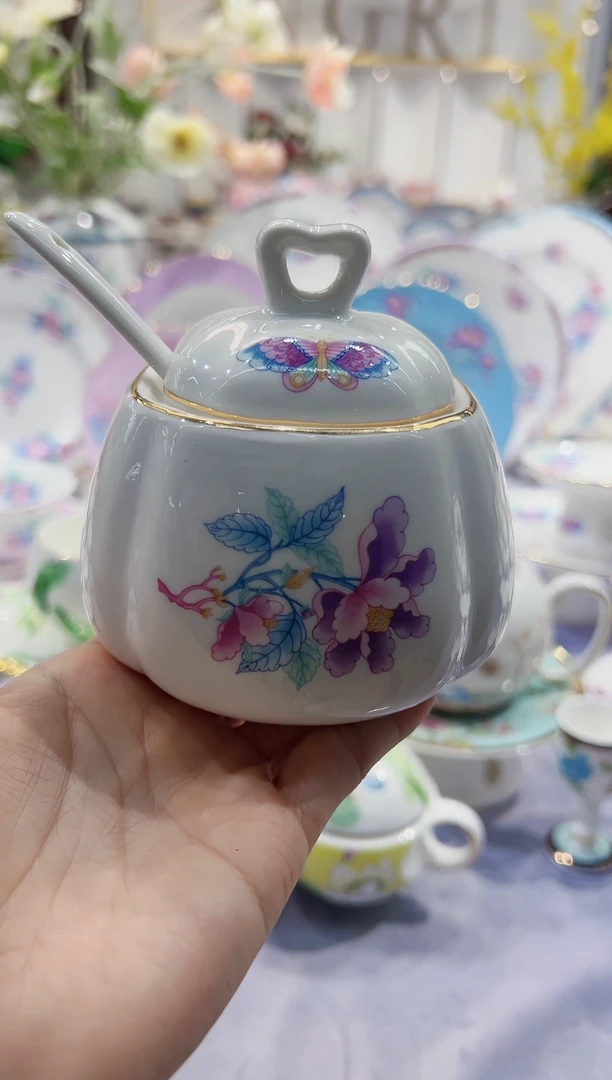 【闪购商品】骨瓷盐罐