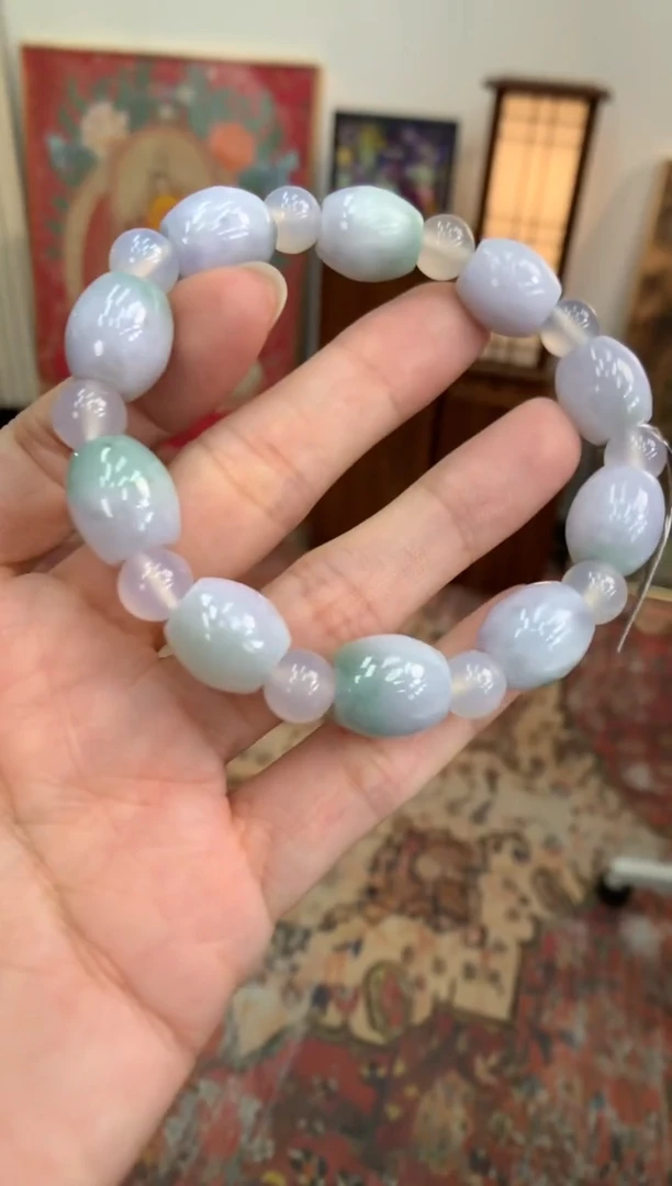 未镶嵌手串翡翠手串