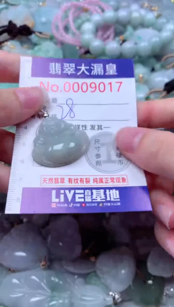 吊坠(不含链)未镶嵌翡翠9017