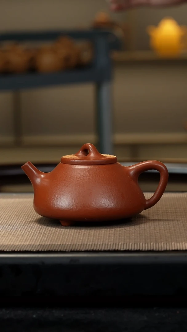 茶壶紫砂朱泥全手子冶190cc