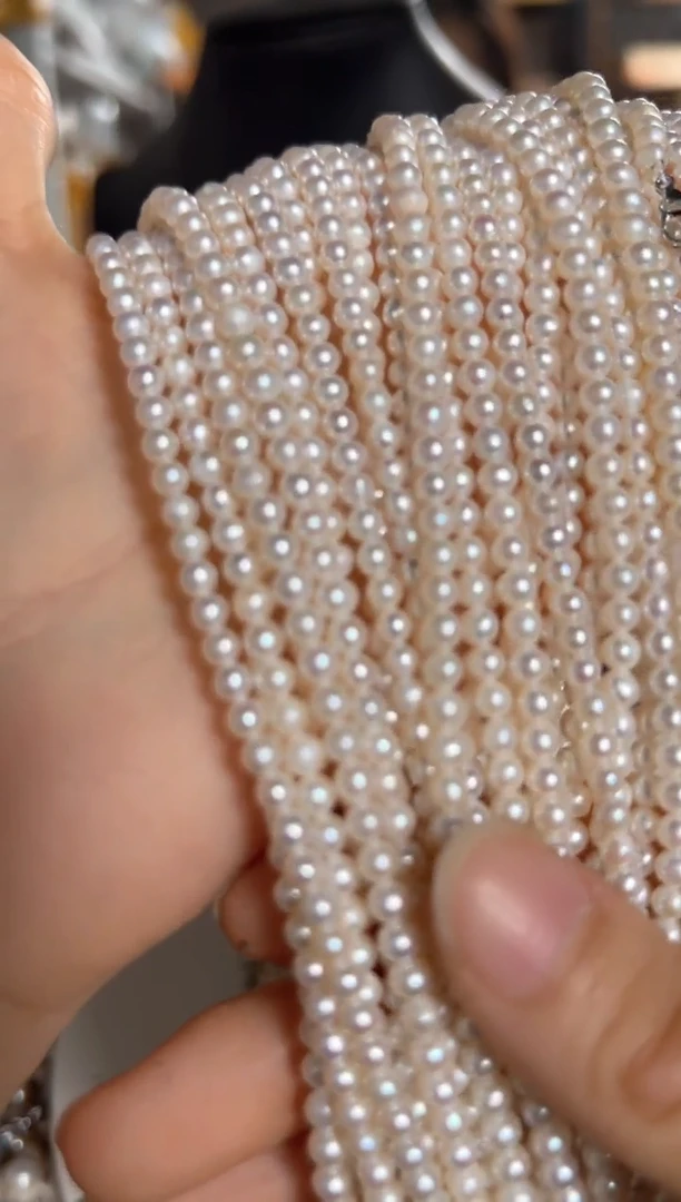 未镶嵌珠宝奇石淡水珍珠PJ项链一条