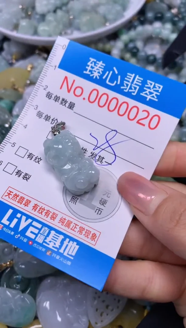 【闪购商品】翡翠颈饰未镶嵌含绳0000020