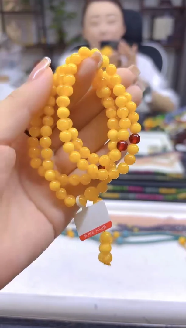 未镶嵌蜜蜡手链DIY款S164