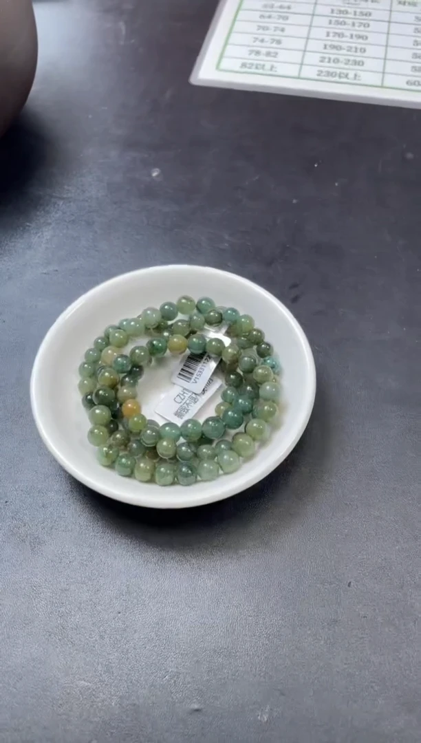 【闪购商品】翡翠手串未镶嵌W015-CZH1254多样性发一