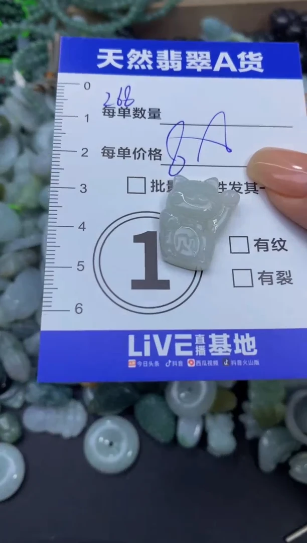 颈饰未镶嵌翡翠天然翡翠A货批量多样性发一件