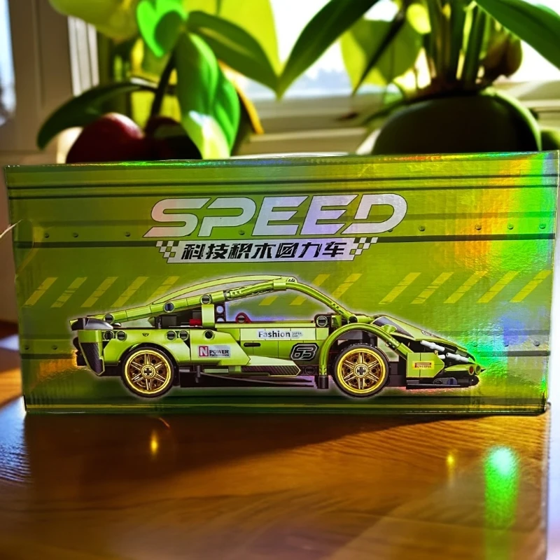 拼装积木跑车玩具一盒