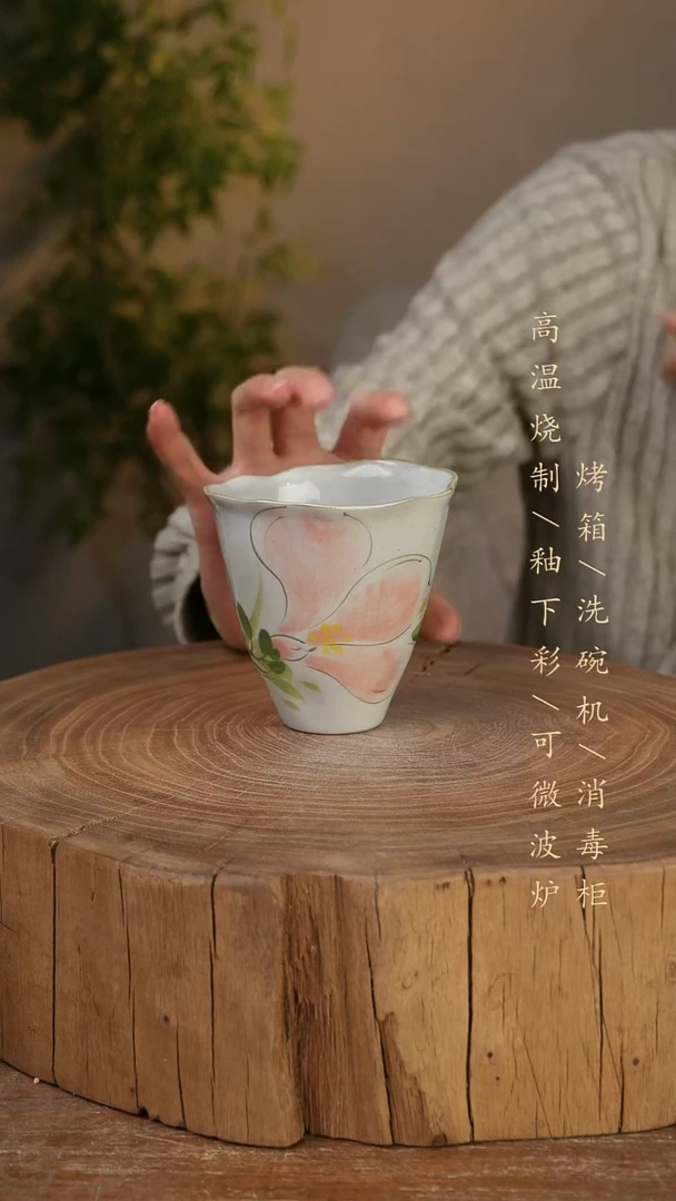 碗瓷景德镇手工手绘高温瓷釉下彩