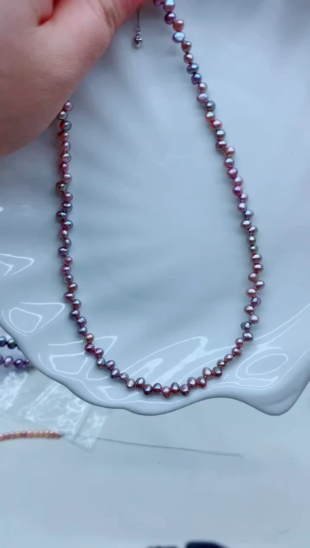 淡水珍珠未镶嵌颈饰淡水珍珠项链多样性发其一