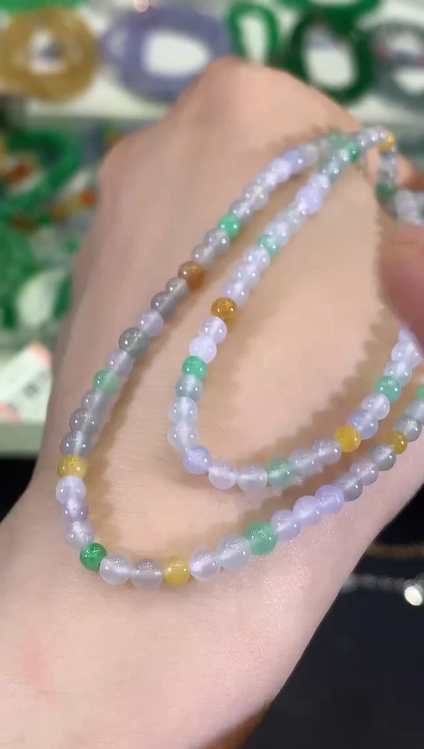 未镶嵌手串翡翠B77