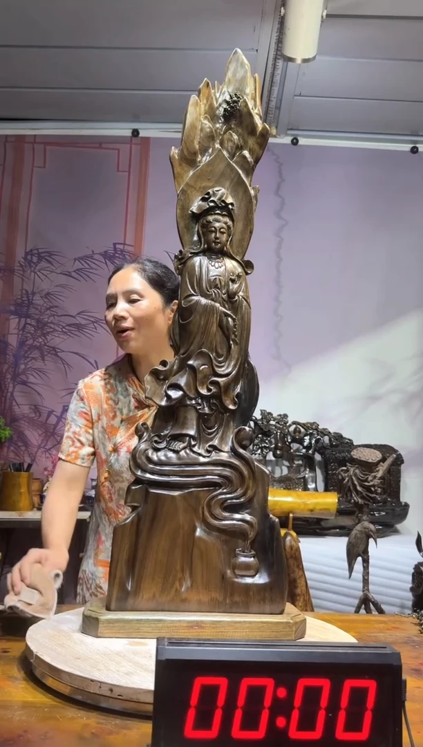 金丝楠泡*龙金丝楠木摆件