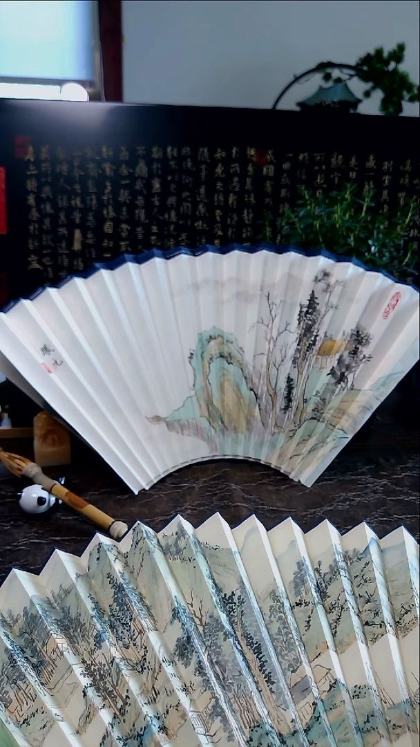 扇子手绘扇面95寸2.0排口16方