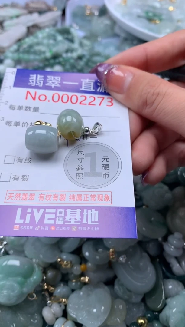 翡翠未镶嵌颈饰2273