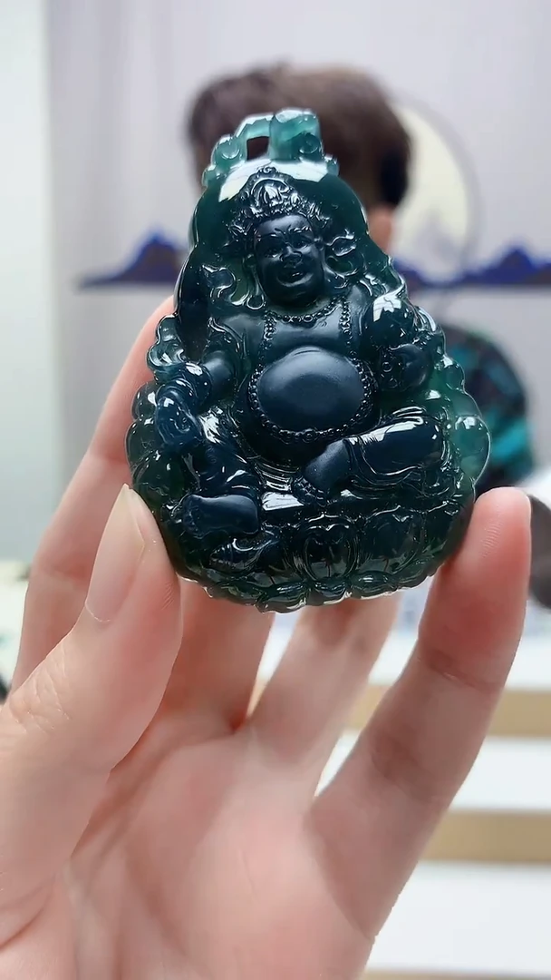 未镶嵌定制翡翠5159zm-毛货挂件176