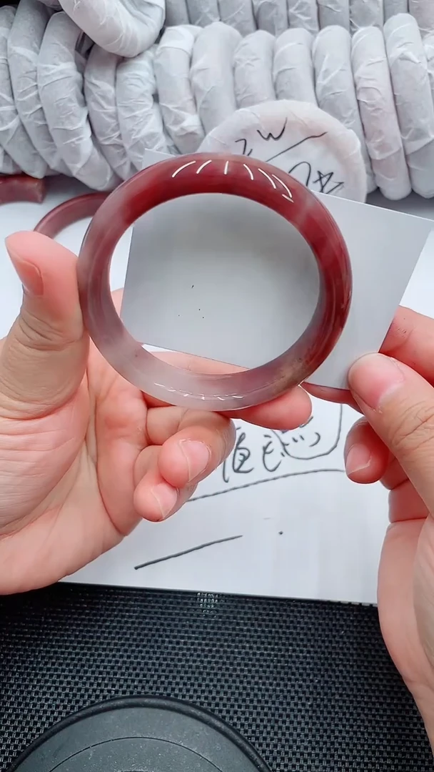 未镶嵌手镯石英质玉42-55-56