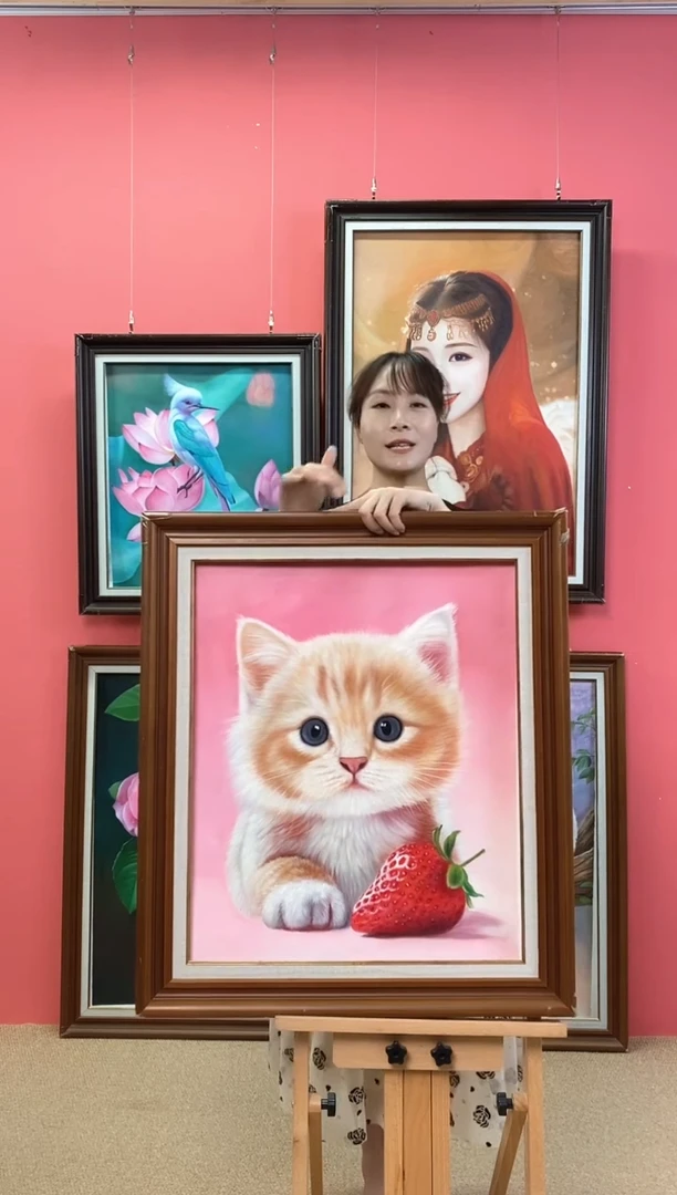 油画湘**去尺寸50*60画芯（不含框）