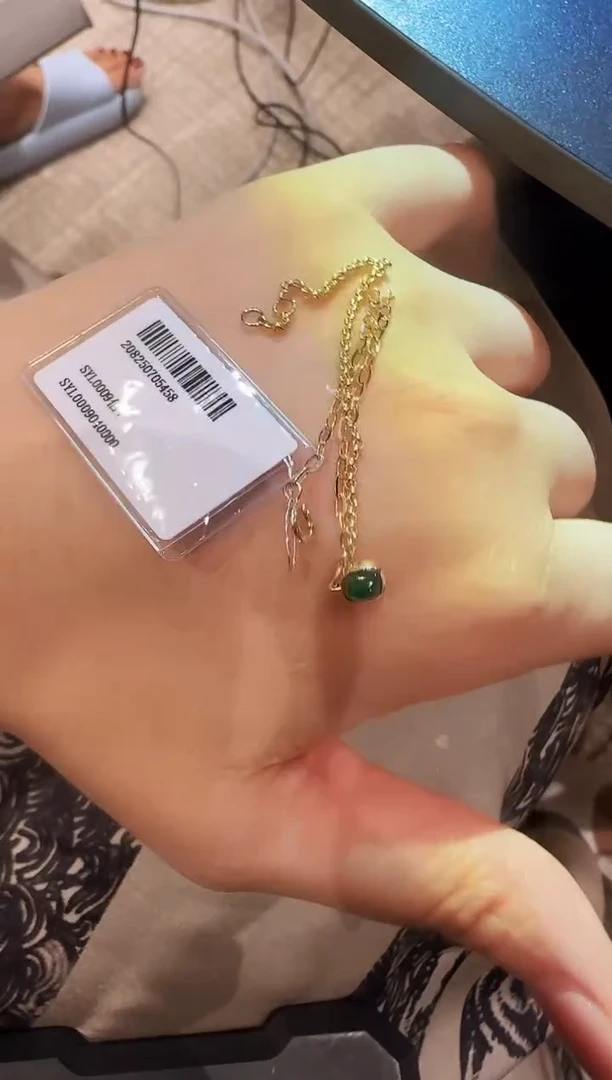 手链18K金镶嵌祖母绿精选04 祖母绿手链