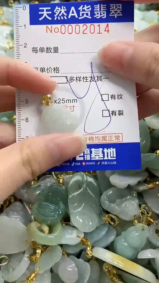 颈饰未镶嵌翡翠天然A货翡翠