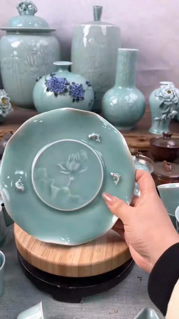 【闪购商品】特价 微瑕 慧仙青瓷