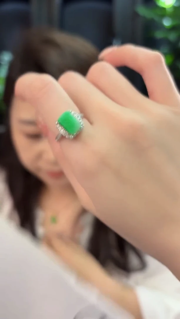 未镶嵌戒指翡翠 缅甸A货/支持复检/一件