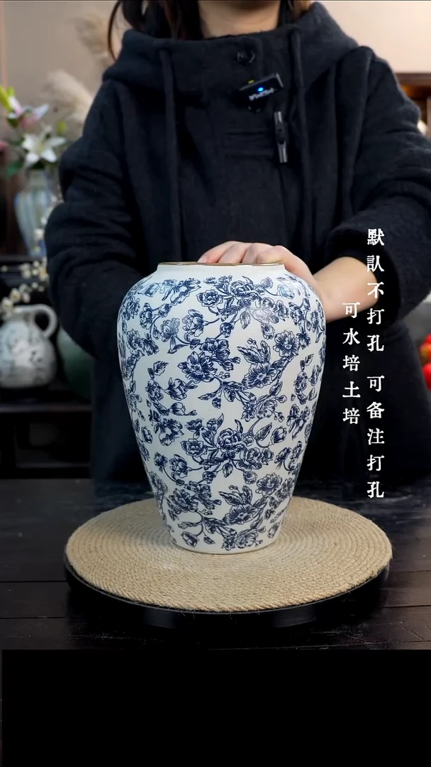摆件陶瓷405景德镇陶瓷花瓶