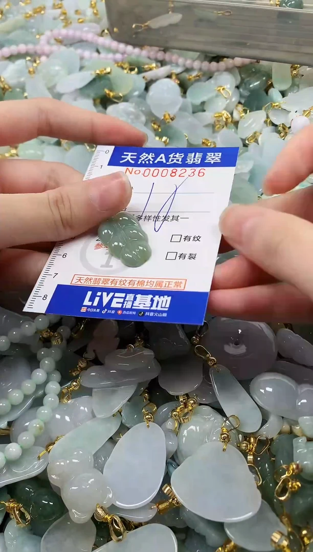 颈饰未镶嵌翡翠纯天然a货翡翠