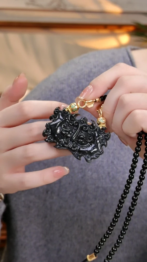 颈饰未镶嵌翡翠国风