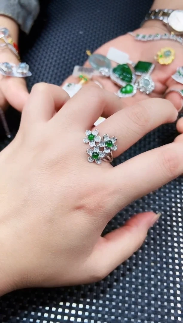 【闪购商品】翡翠戒指未镶嵌111111111
