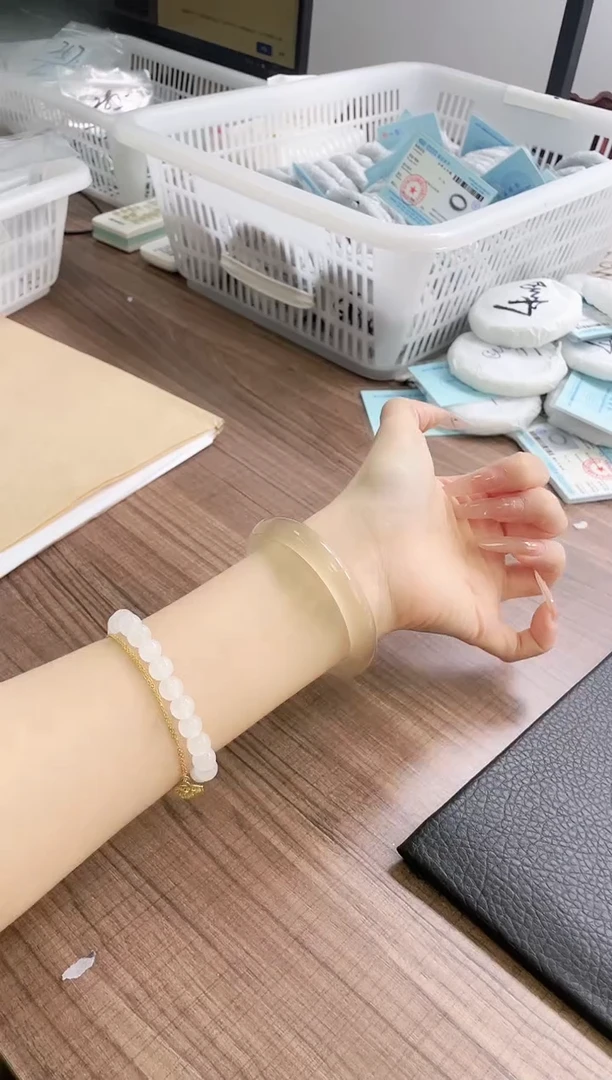 未镶嵌手镯石英质玉325-58