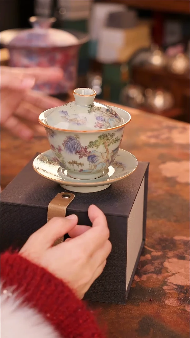 【闪购商品】陶瓷茶具（无礼盒无茶盘）@@A9442