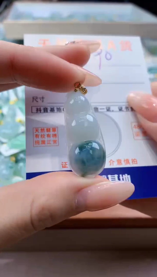 颈饰未镶嵌翡翠天然缅甸a货翡翠