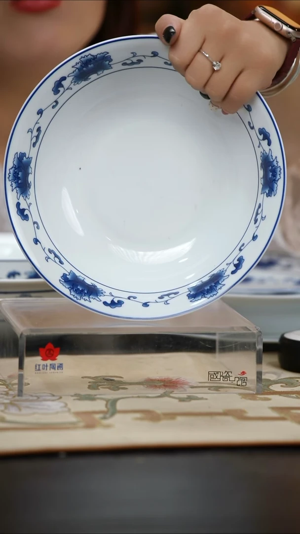 1个微瑕满汉全席9英寸斗碗